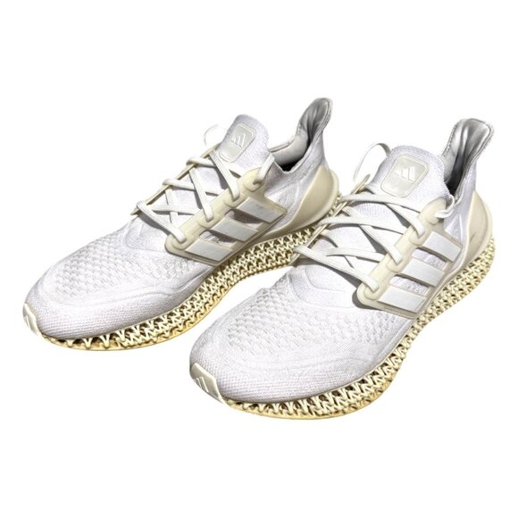 ADIDAS ULTRA 4D PrimeKnit White Athletic Trainers Sneakers Mens 13 US - Picture 7 of 8